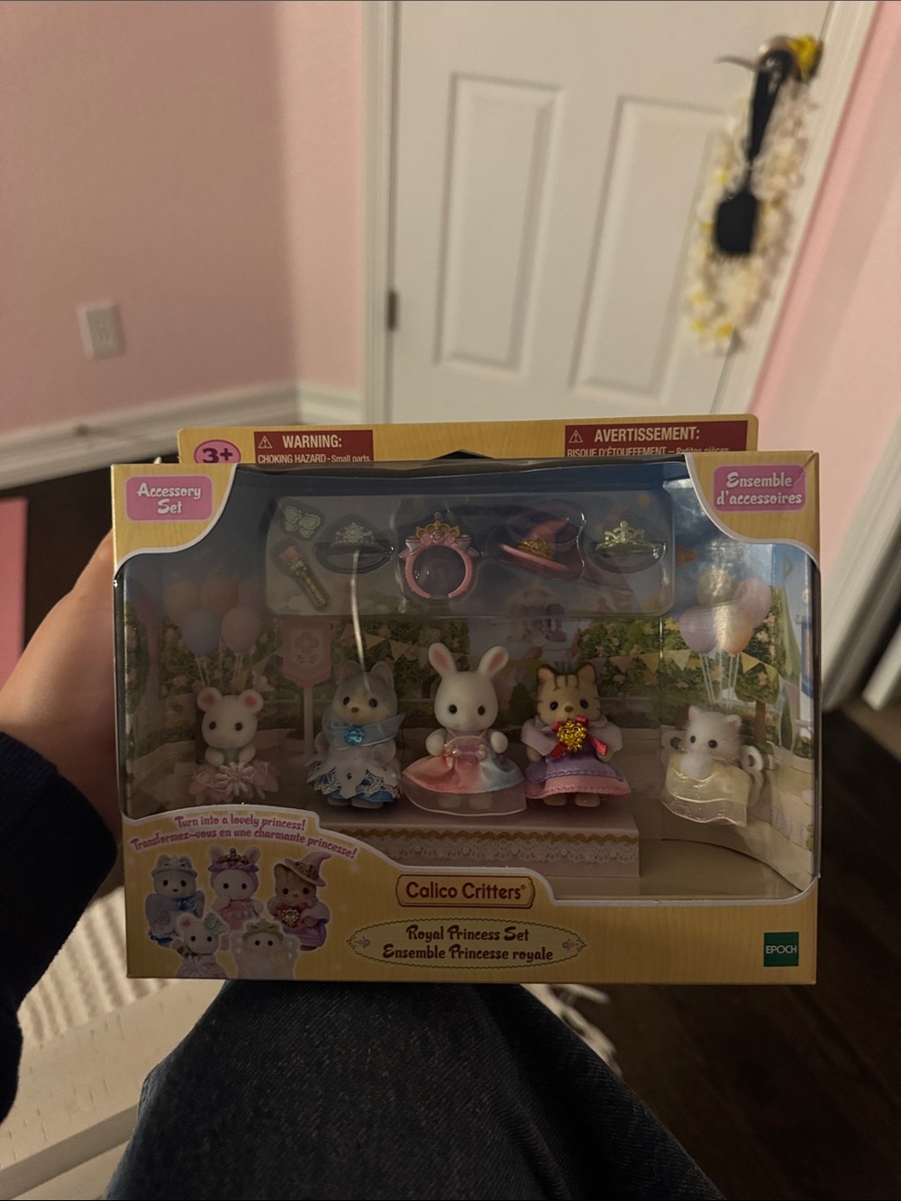 Calico Critters Royal Princess Accessory Set - Pink